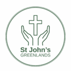 Site Logo Circle, Hands and Cross